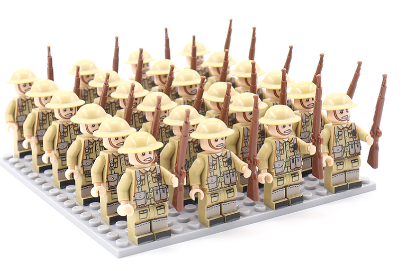 Historic WWII Building Brick Set