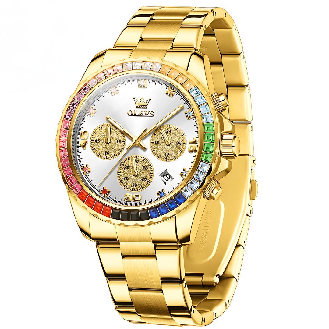 Classic Leather Mens Watch For Elegant Style