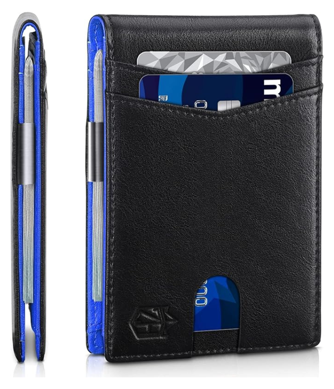 Protective Thin Leather RFID Wallet for Men