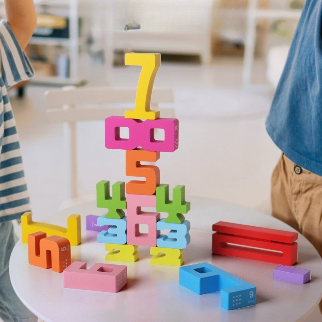 Colourful Educational Toy Building Blocks - Luxicro