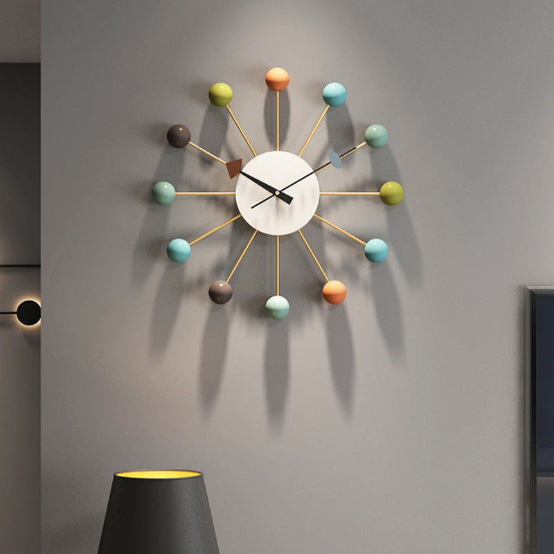 Quiet Big Round Wall Clock for Home Decoration - Luxicro