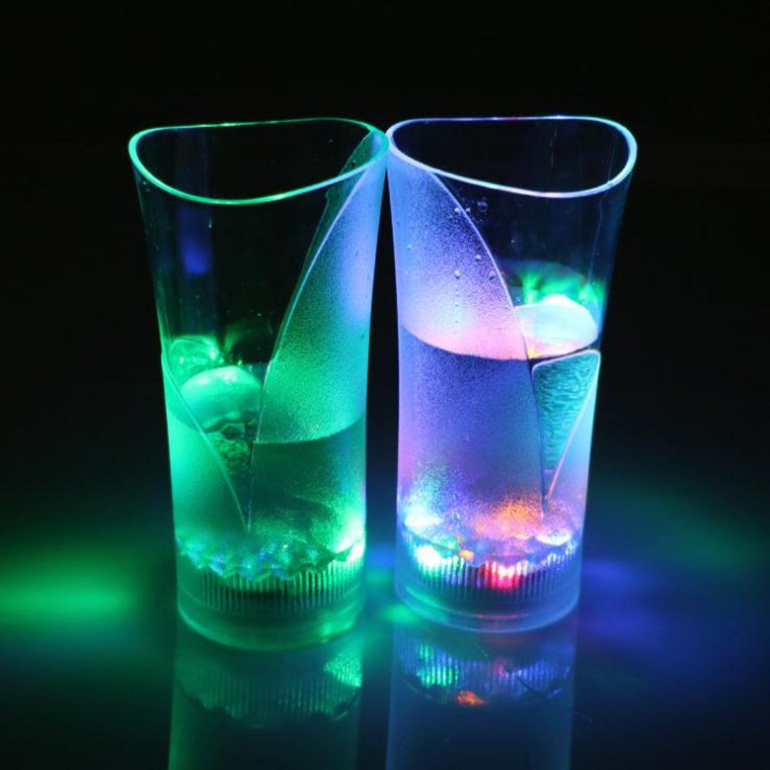 Colorful LED Illuminated Wine Glass - Luxicro