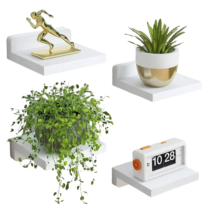 Space Saving Wall Shelf Storage - Luxicro
