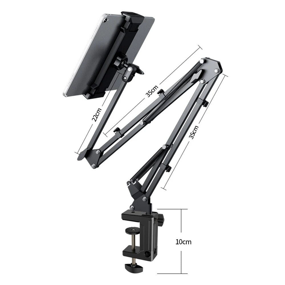 Compact Tablet Holder - 360° Adjustable Stand