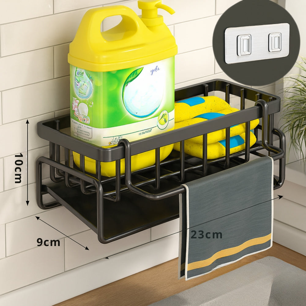 Bathroom Stainless Steel Towel Holder Soap Tray
