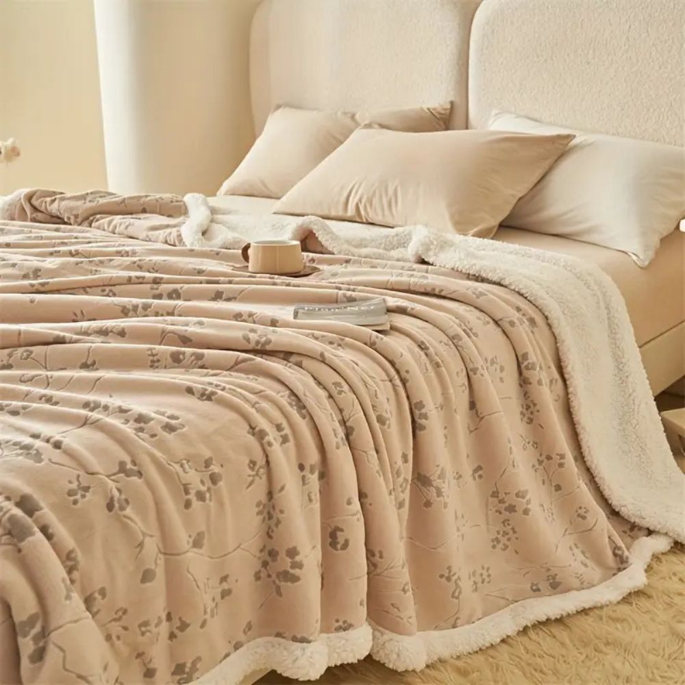 Cozy Snowflake Soft Throw Blanket - Luxicro