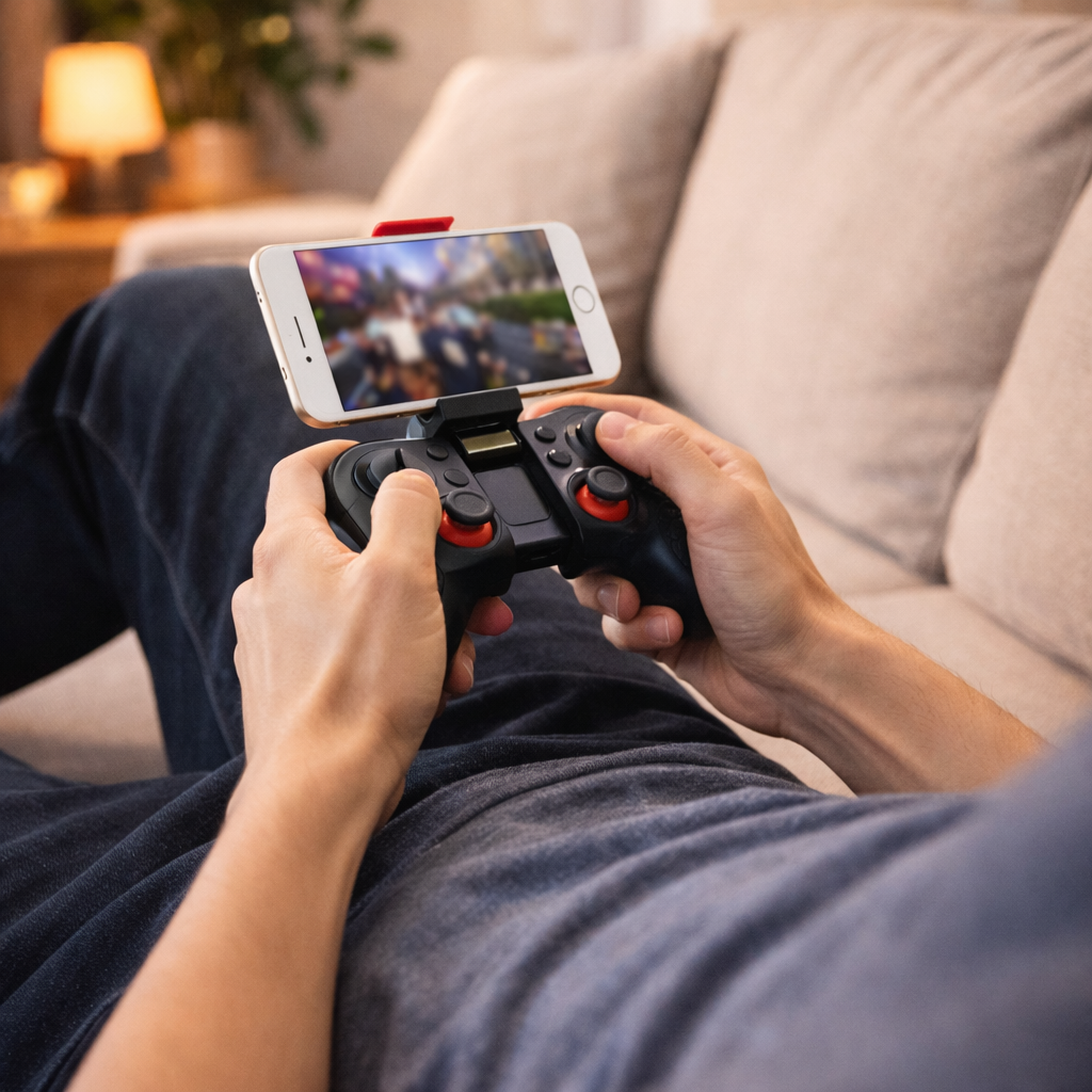 Portable Smartphone Game Pad Controller