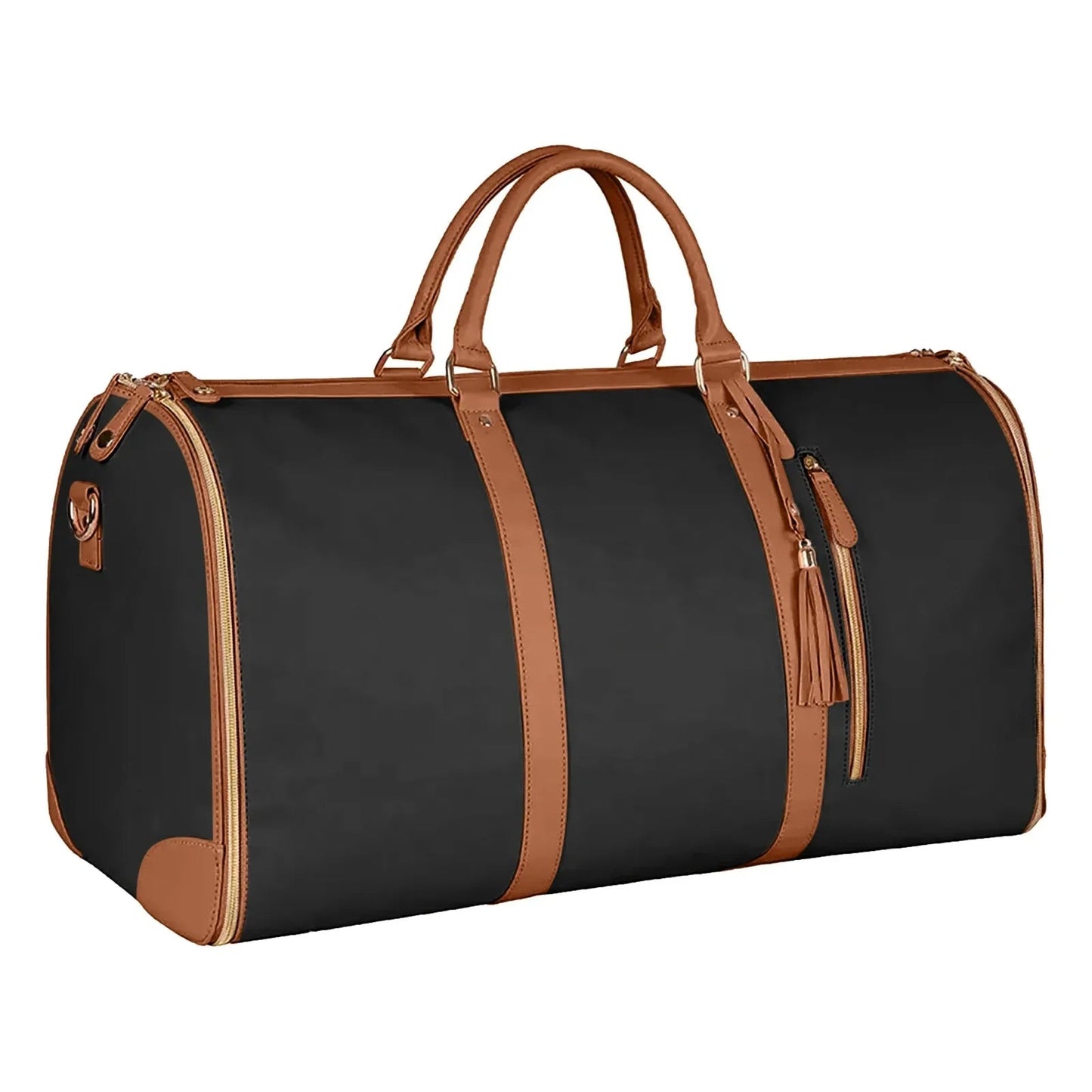 Women's Chic Folding Luggage Bag Waterproof PU Leather