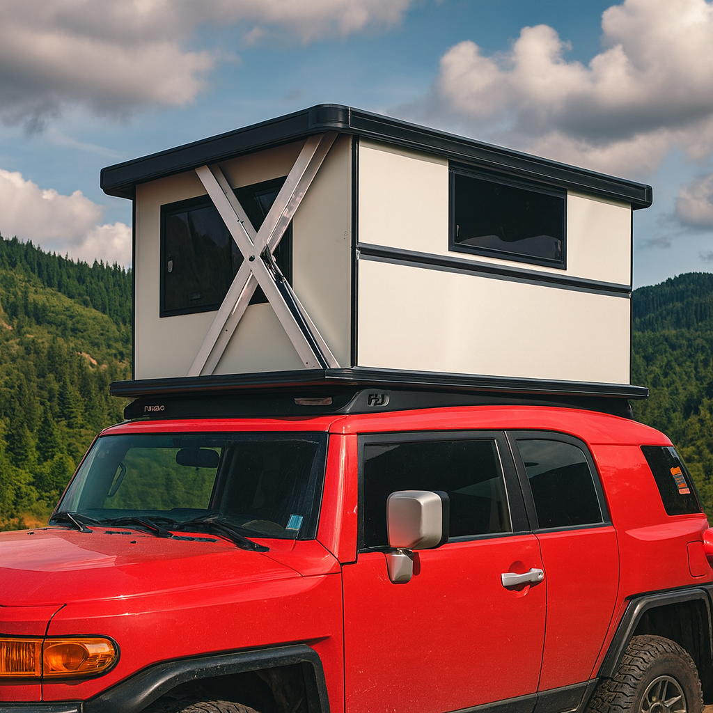 Automatic Easy Up Roof Top Camping Tent - Luxicro