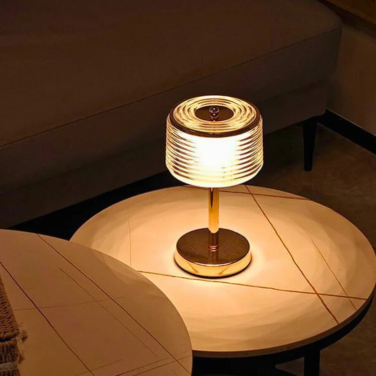 Compact Round LED Table Light - Luxicro