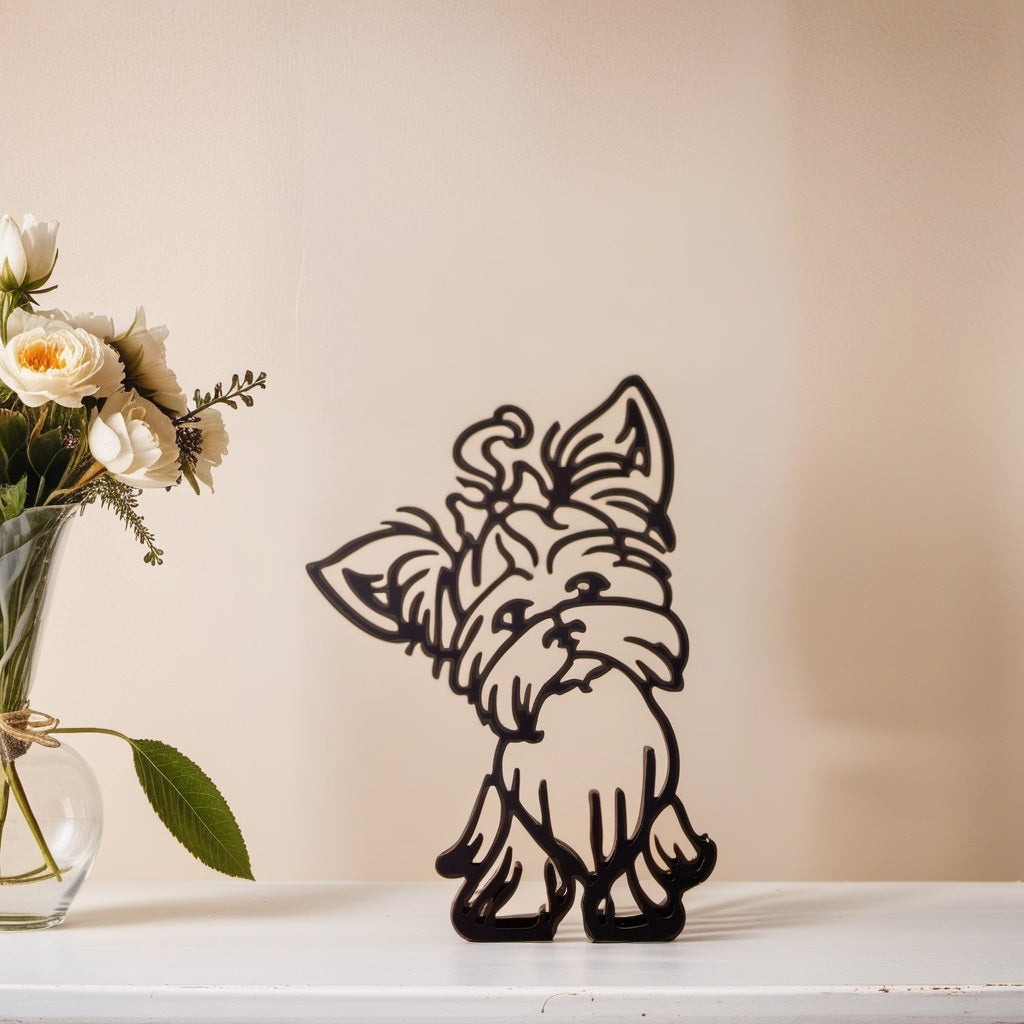 Stylish Dog Figurine Decorative Art Statue