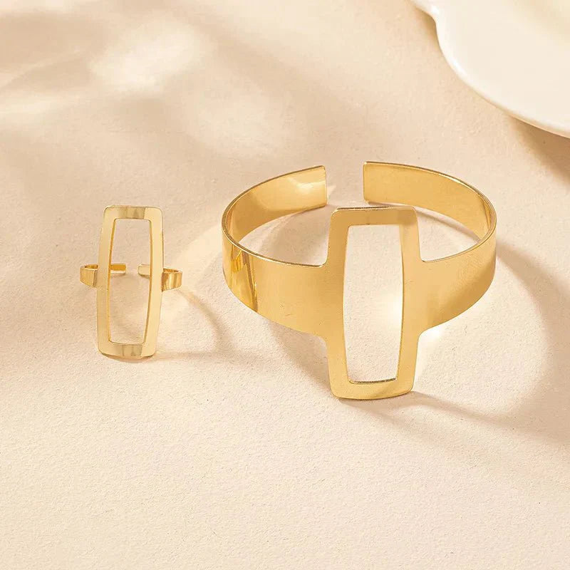 Trendy Gemstone Jewelry Set