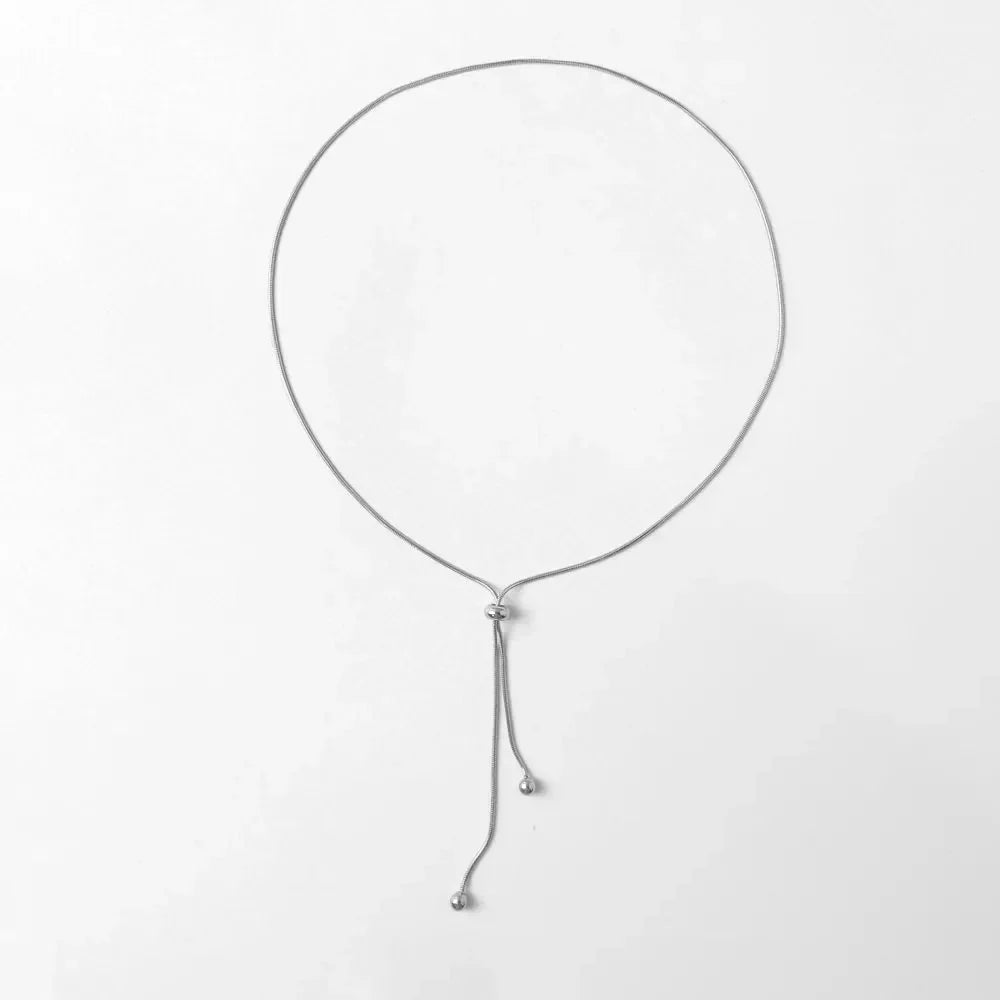 Delicate Drop Chain Layered Necklace