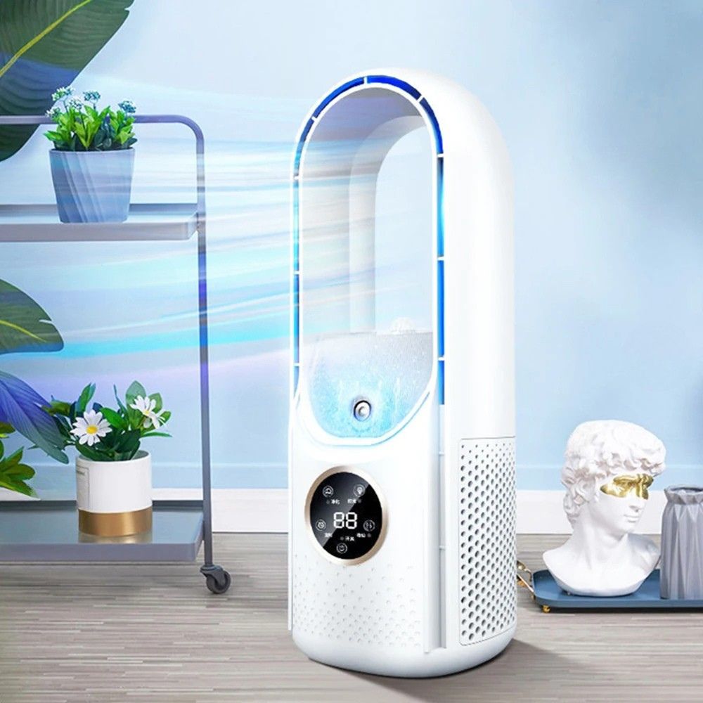 Compact Quiet Personal Air Conditioner with LCD Screen - Luxicro
