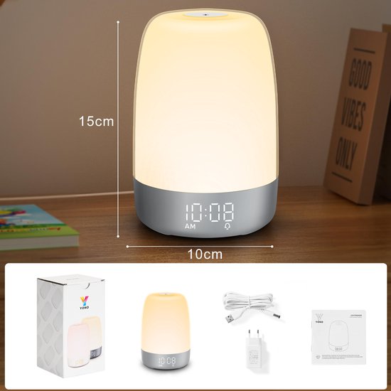 Wake Up Light Alarm Clock with Soothing Sounds