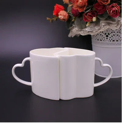 Sweet Couples Heart Valentine Coffee Mugs - Luxicro