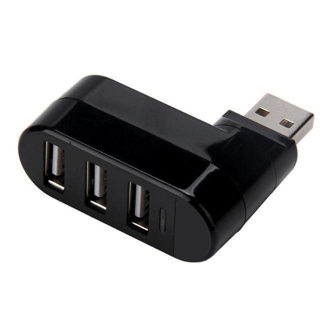 Compact 180 Degree USB Desk Adapter