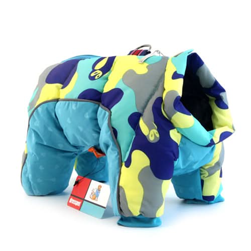 Warm Waterproof Dog Snow Jacket with Reflective Strips