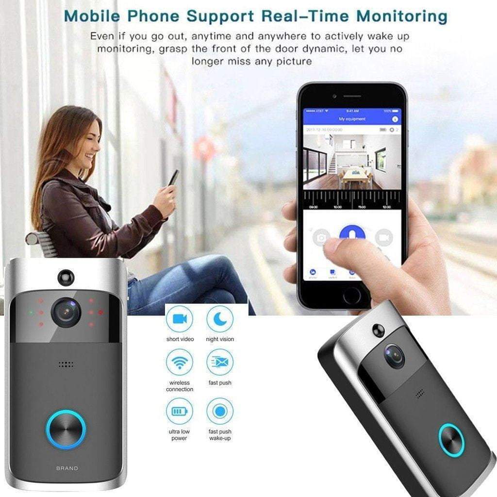 Wi-Fi Smart Home Security Doorbell Camera
