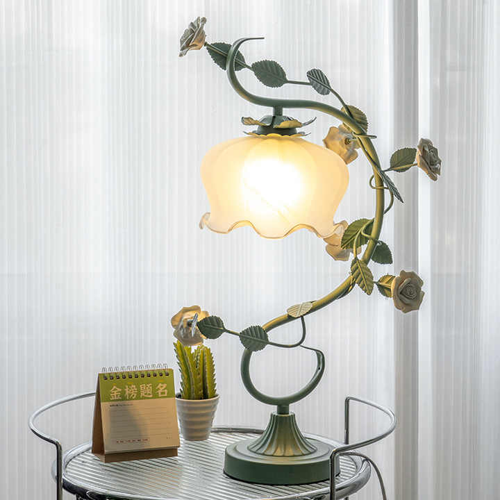 Pretty Rose Gold Desk Lamp
