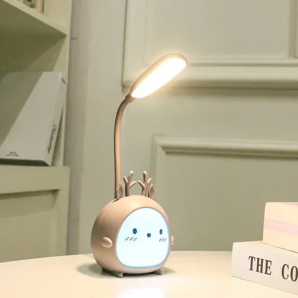 Child Safe Table Lamp with USB Night Light