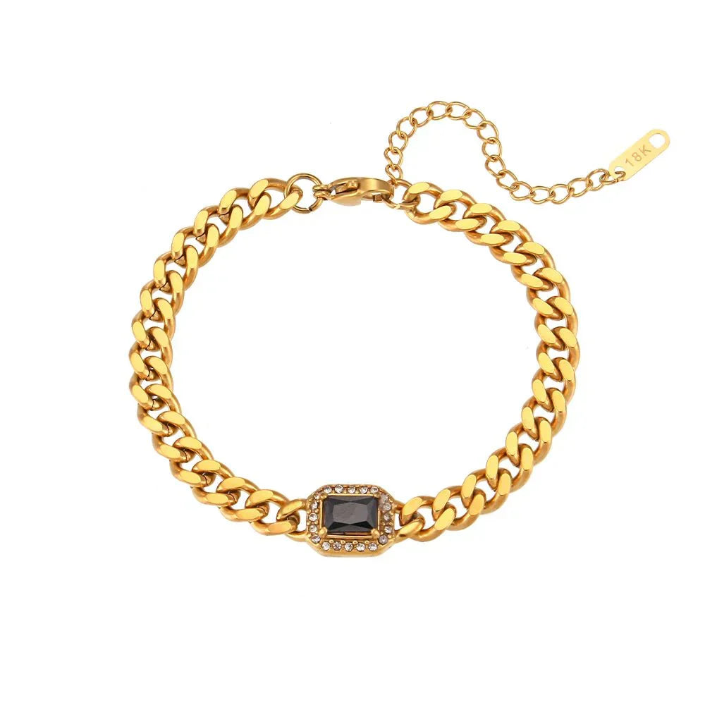 Glamorous Diamond Chain Necklace Set