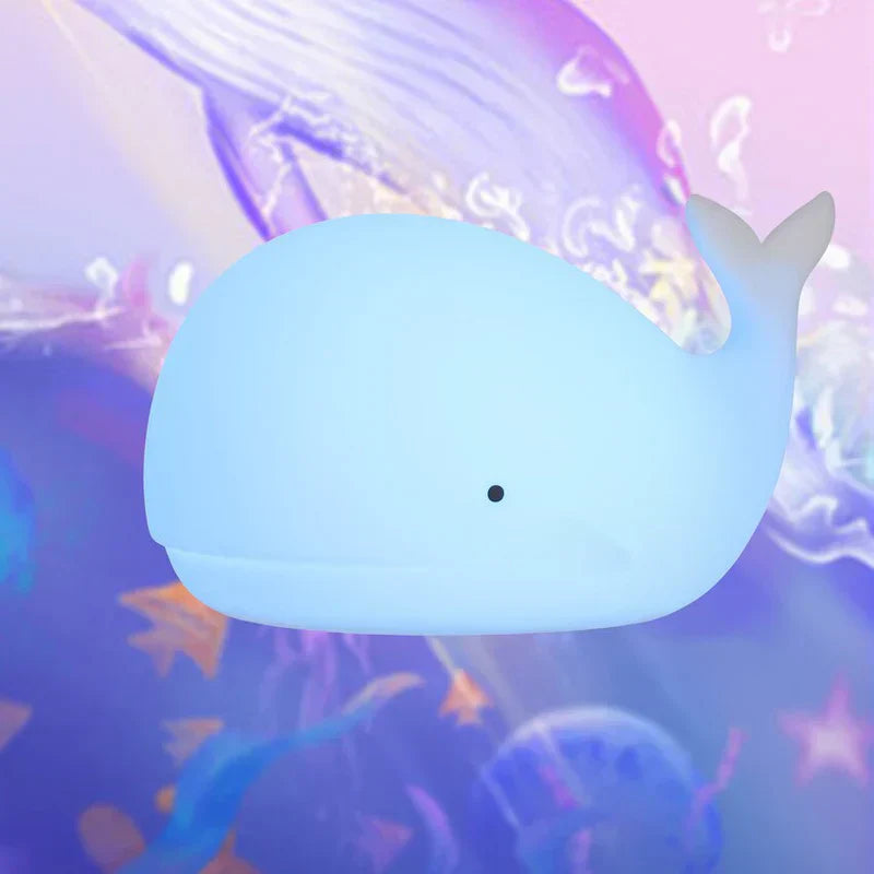 Adorable Whale LED Nightlight with Color Change