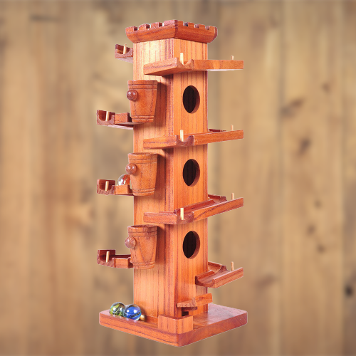 Colorful Wooden Brain Teaser Puzzle Toy - Luxicro