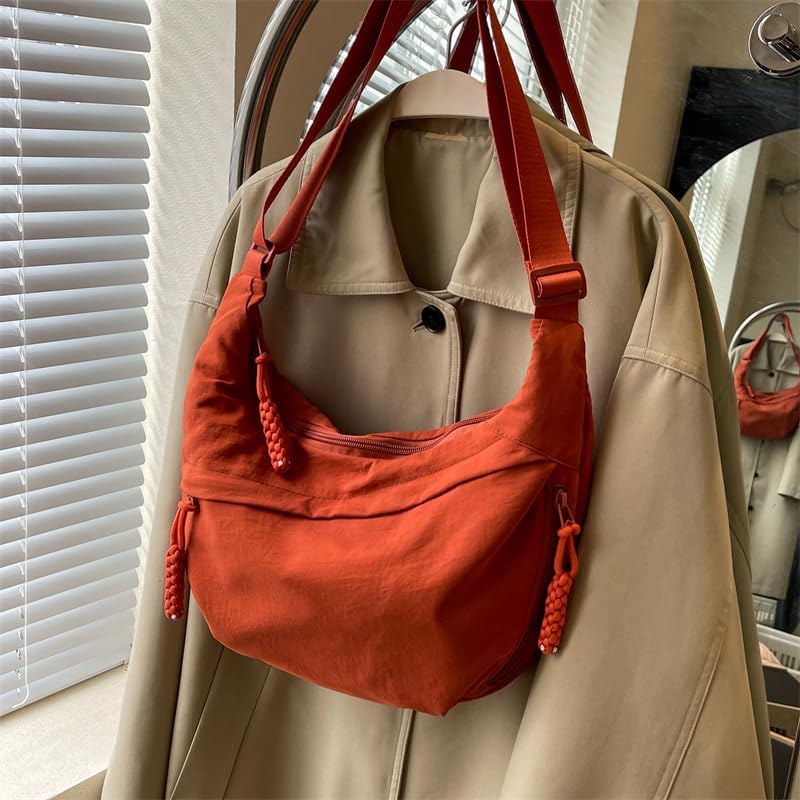 Practical Nylon Tote Bag with Organized Compartments
