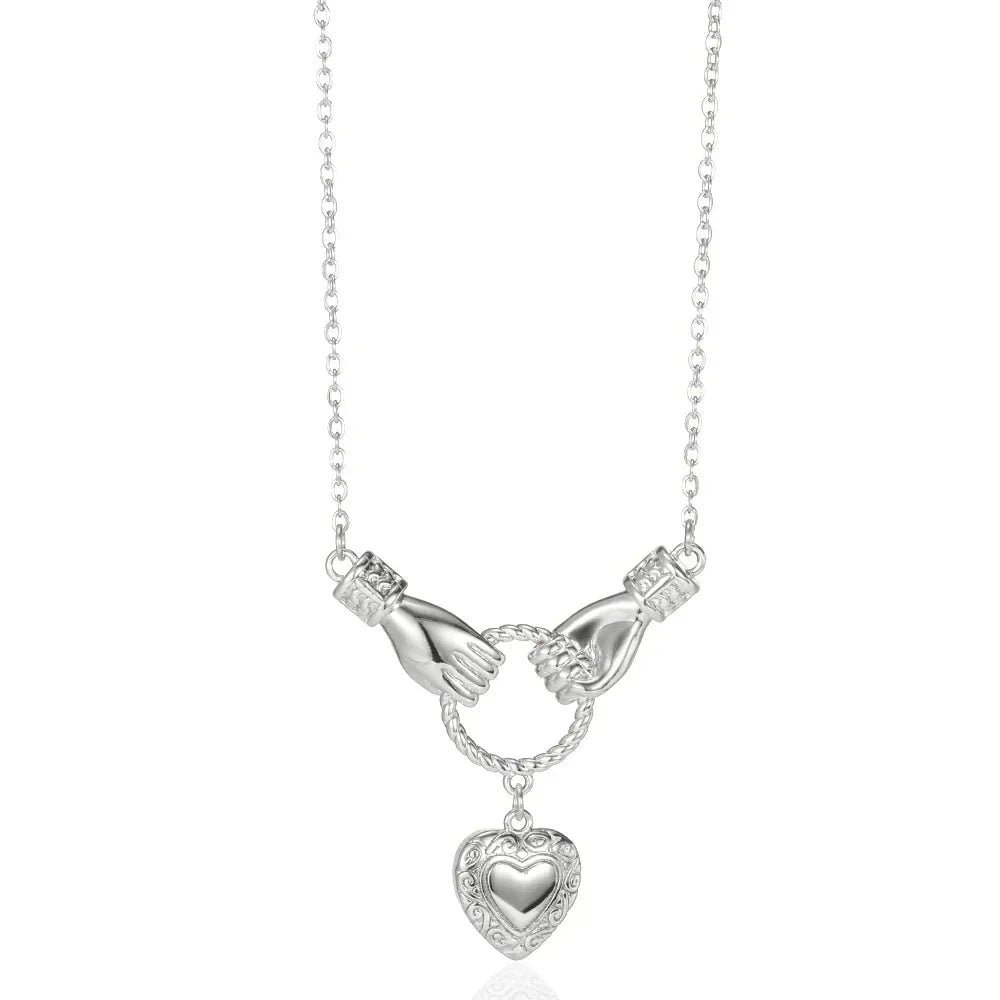 Dainty Heart Shaped Chain Necklace