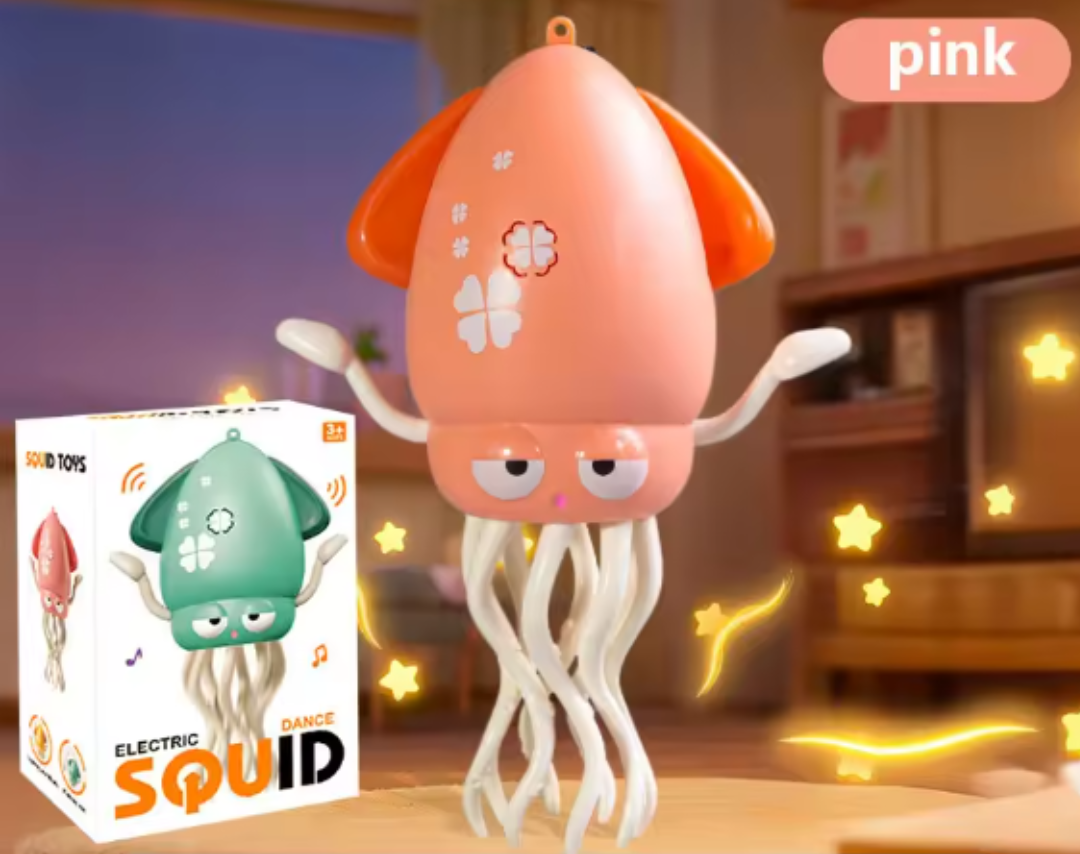 Vibrant Sea Squid Soft Toy