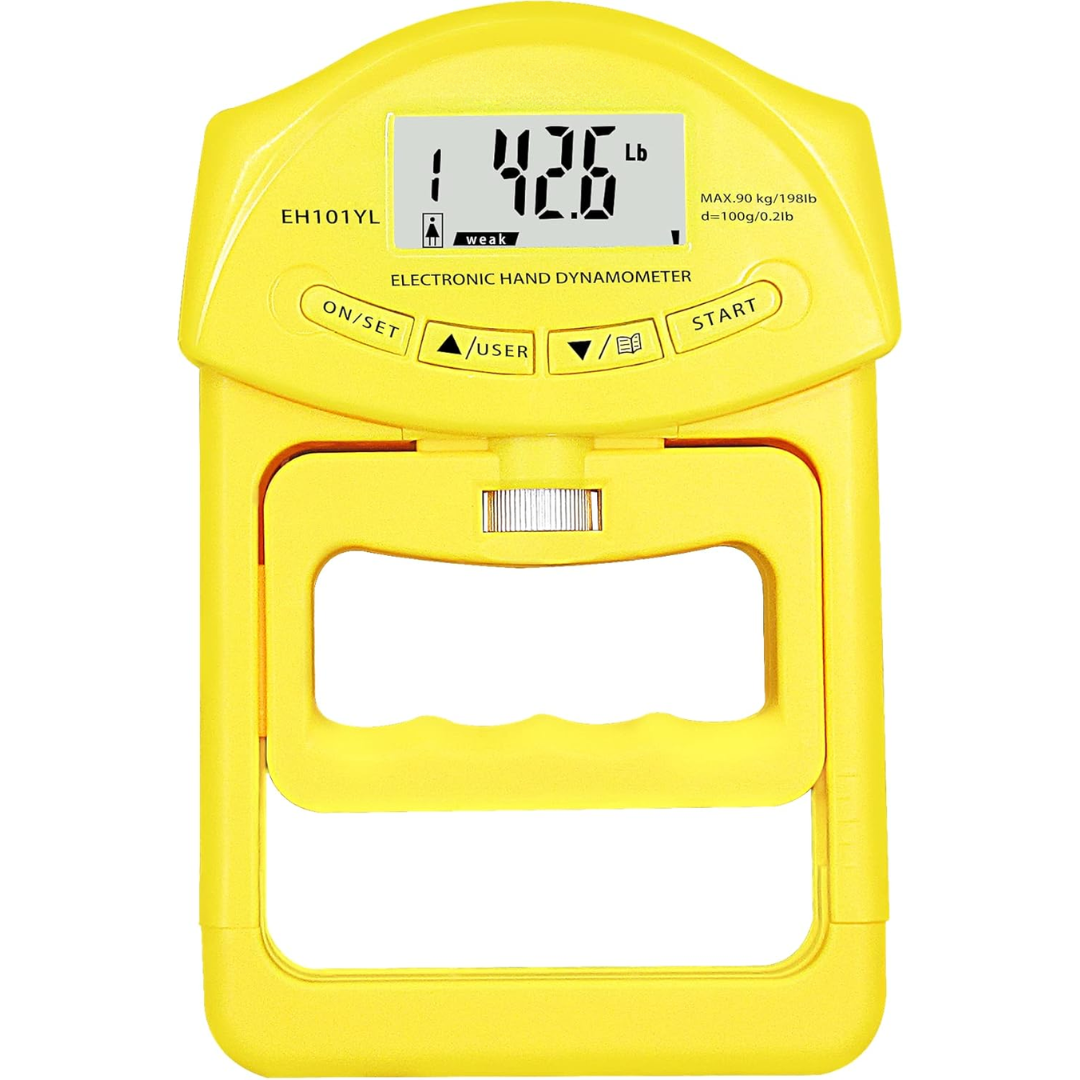 Accurate Grip Strength Meter 200lb Fitness Tester