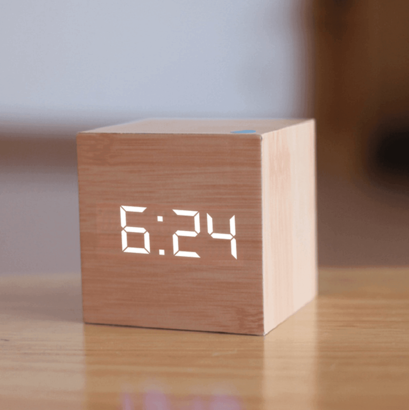 Modern Wooden LED Wall Clock