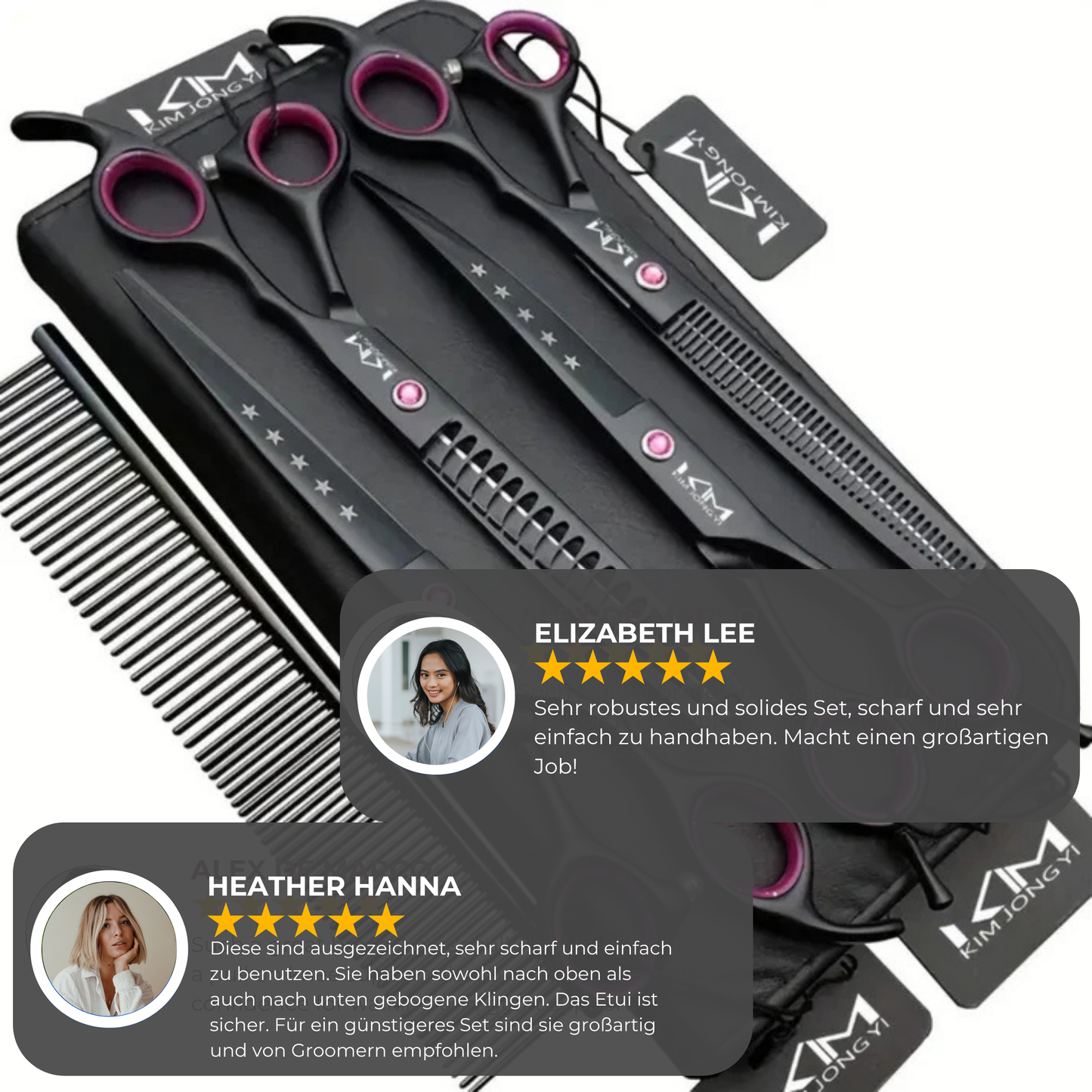Premium Dog Grooming Clippers Set