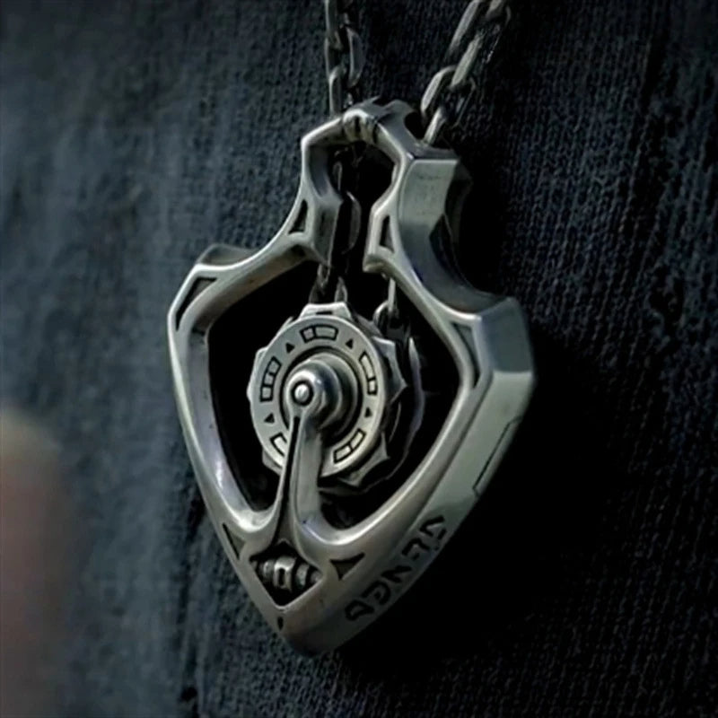 Classic Automatic Steampunk Gear Necklace