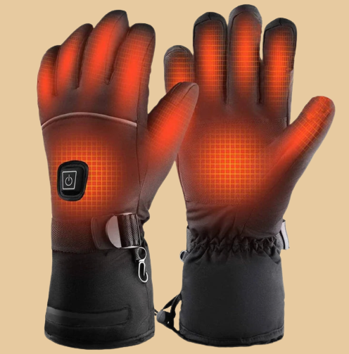 Warm Insulated Rechargeable Gloves for Cold Weather - Luxicro
