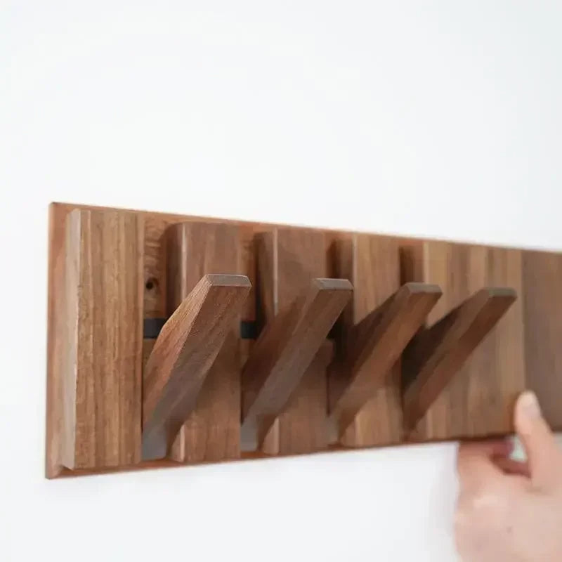 Farmhouse Style Wall Coat Hanger and Hooks - Luxicro
