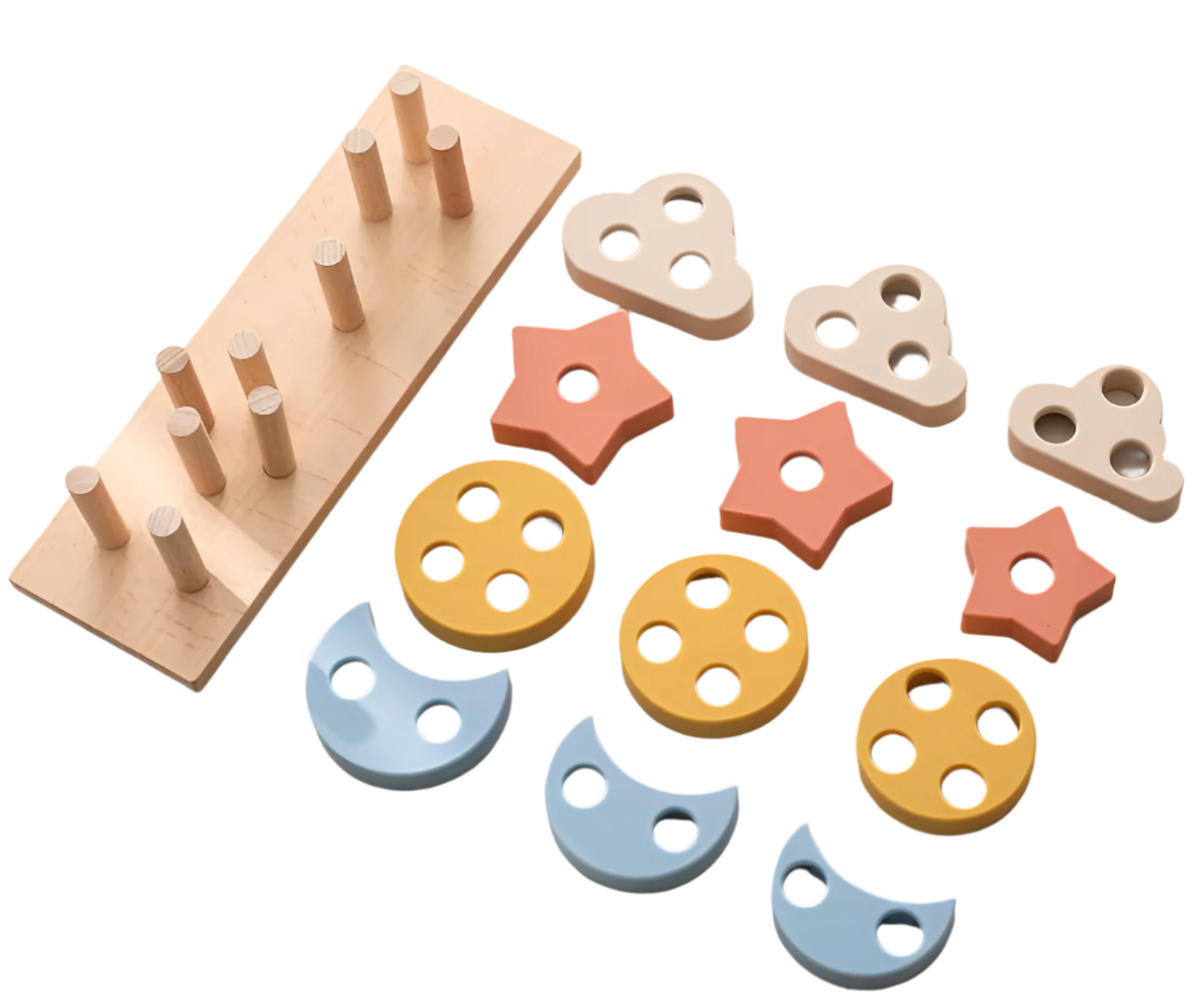 Vibrant Childrens Soft Building Blocks Set - Luxicro