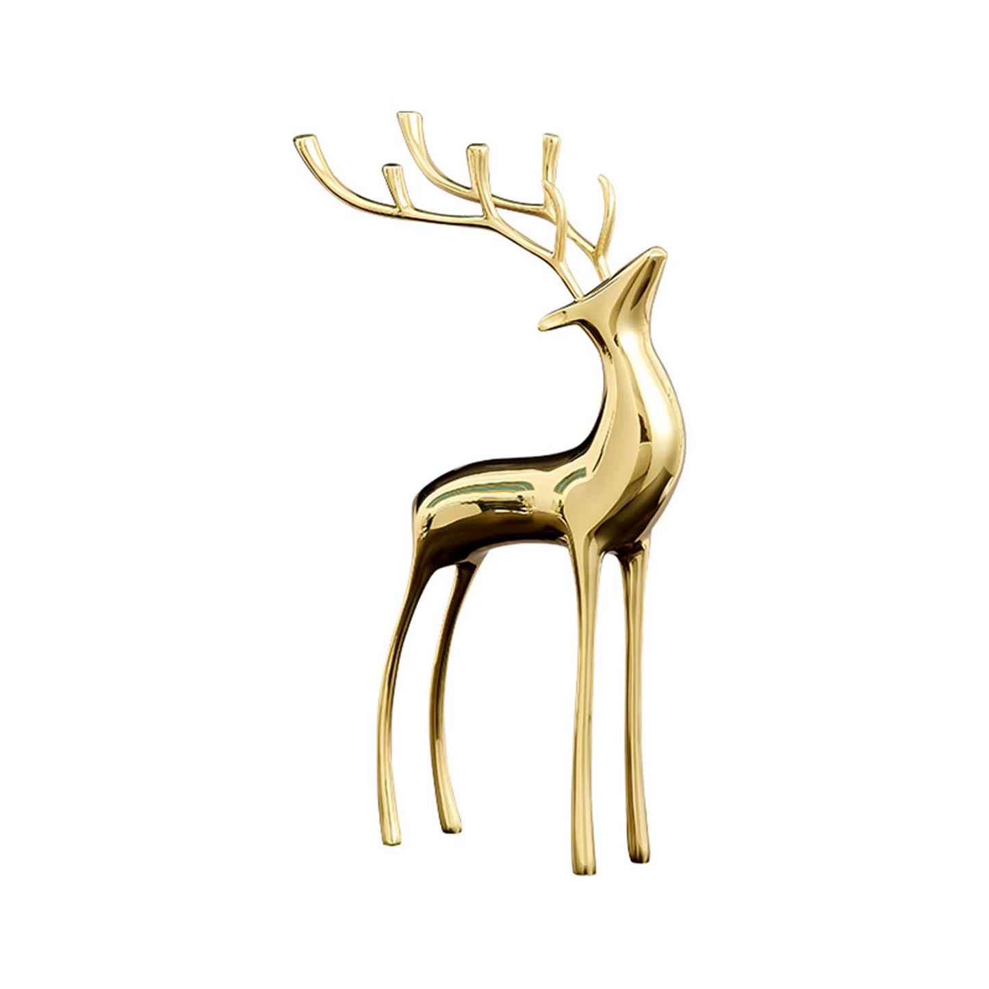 Classic Holiday Reindeer Table Centerpiece