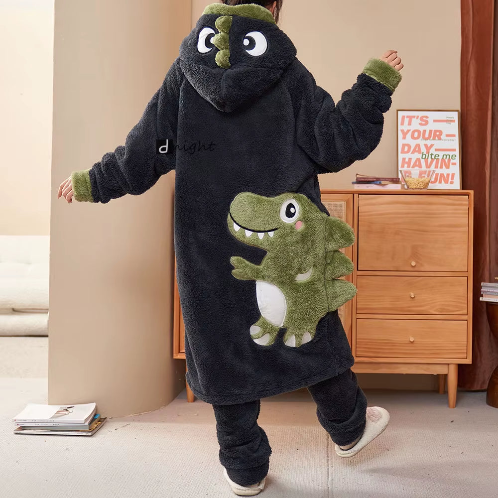 Cozy Dinosaur Sleepwear Pajamas
