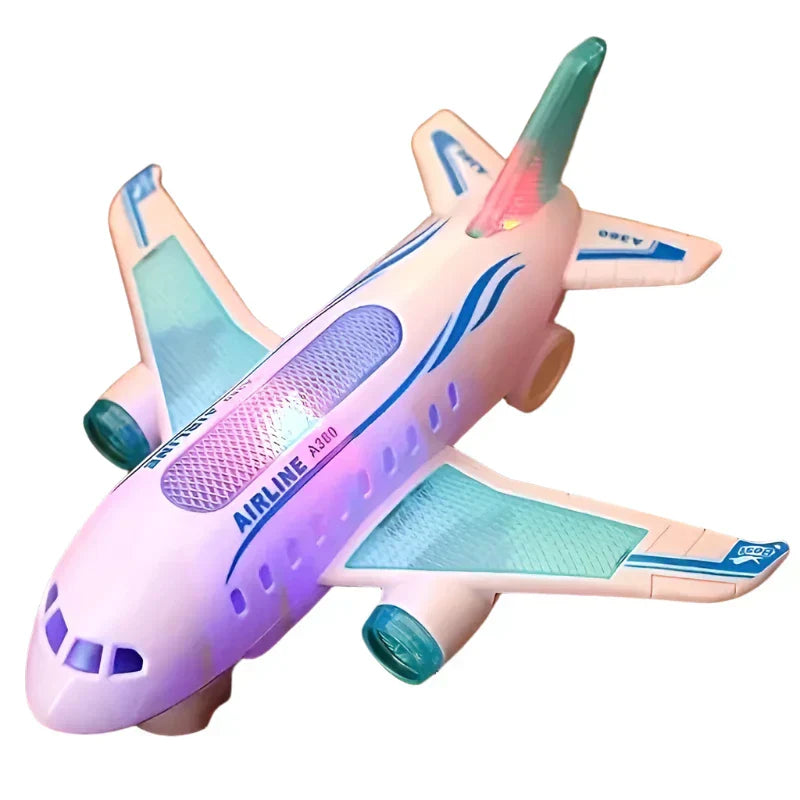 Fun Remote Control Plane Toy with Lights - Luxicro