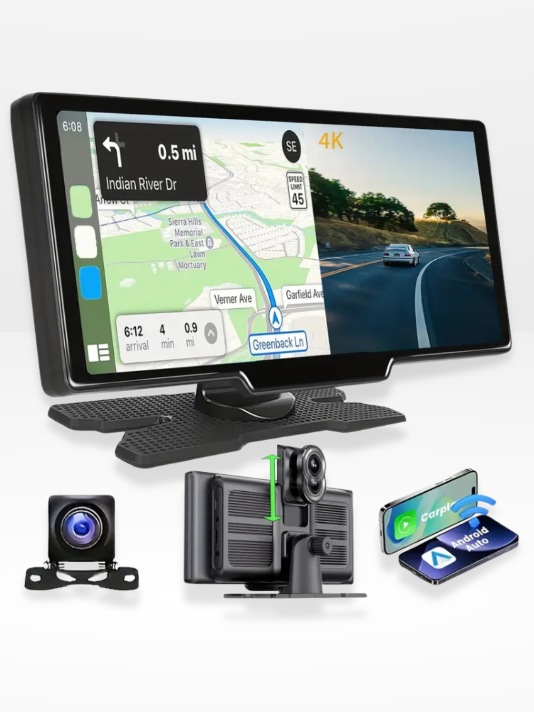 Big 10.2 Inch Car Play Touch Screen Display