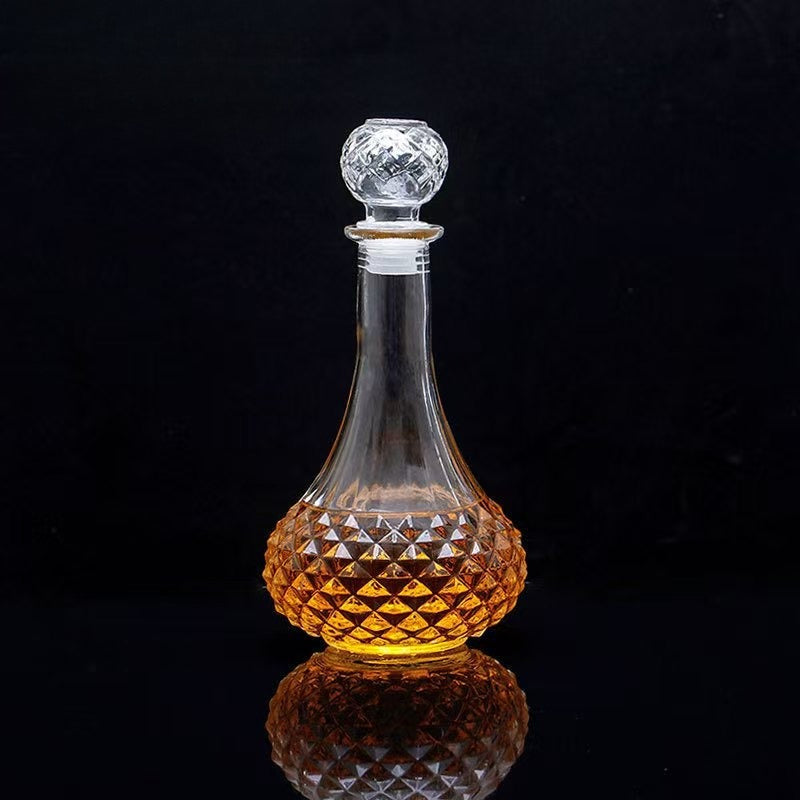 Vintage Mini Glass Wine Decanter