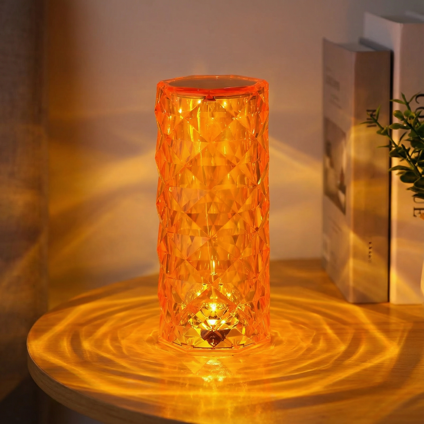Elegant Glass Dimmable Desk Lamp