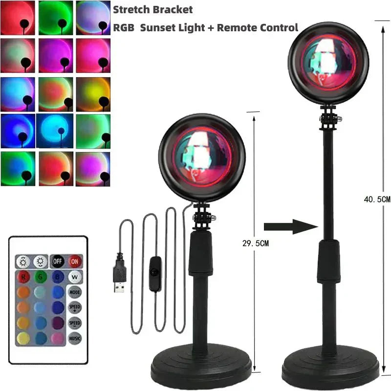Colorful Sunset LED Table Light Lamp