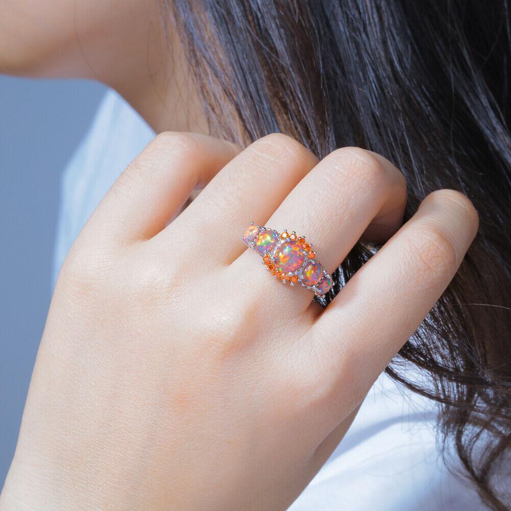 Vibrant Red Gemstone Cocktail Ring