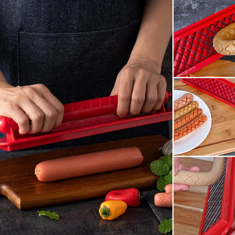 Fast Automatic Hot Dog Cutter - Luxicro