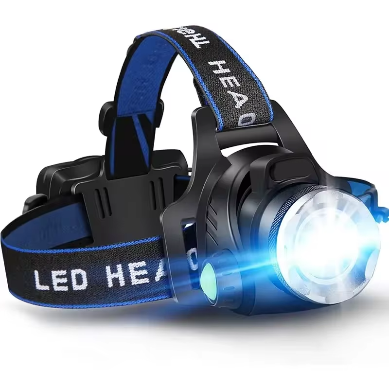Powerful Waterproof LED Headlamp Flashlight - Luxicro