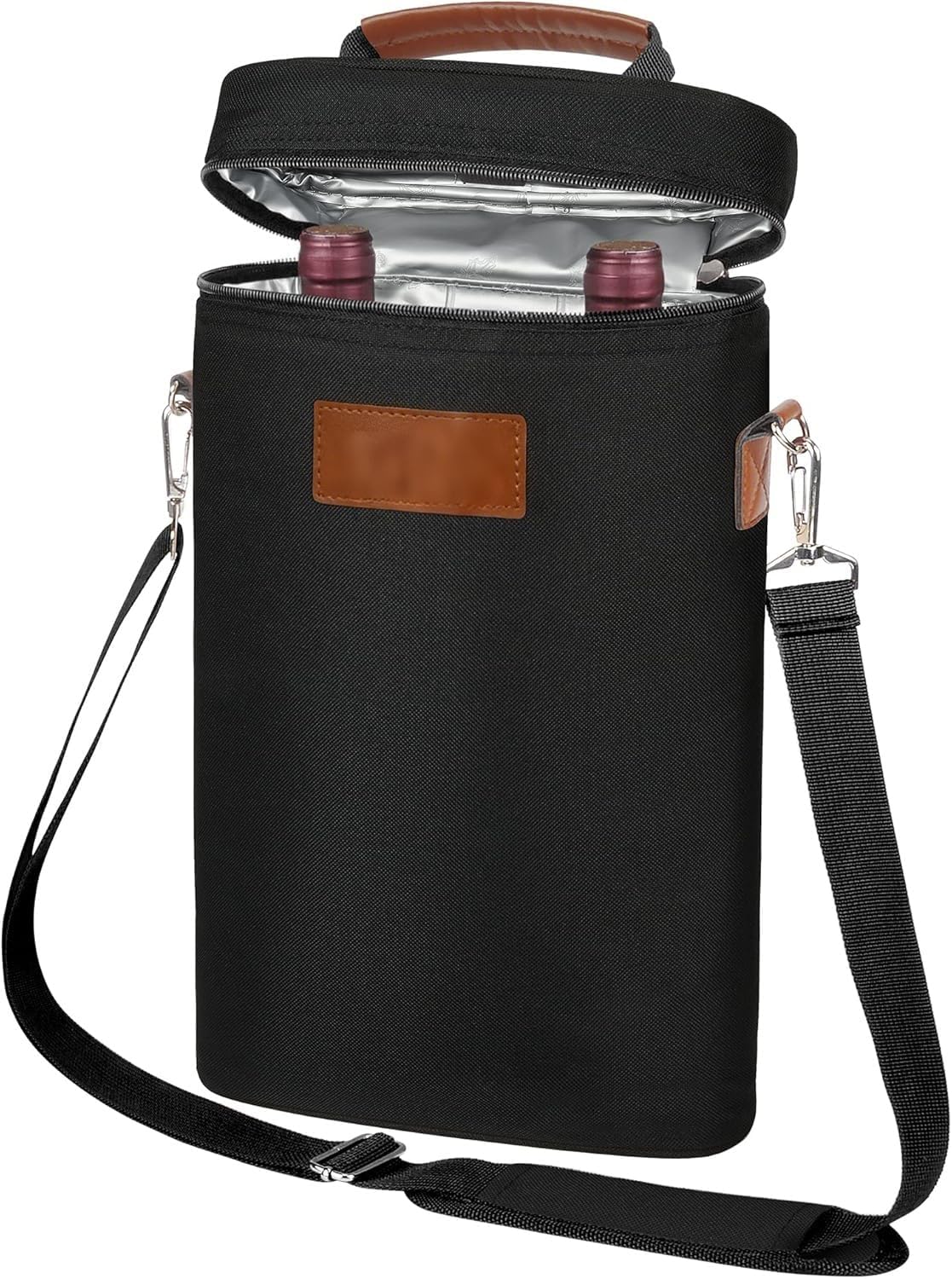 Thermal Wine Tote Bag for Travel and Gift Giving - Luxicro