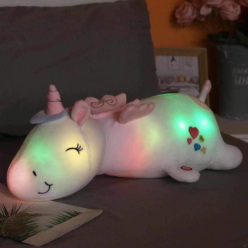 Bright Magical Unicorn Plush Toy with Lights